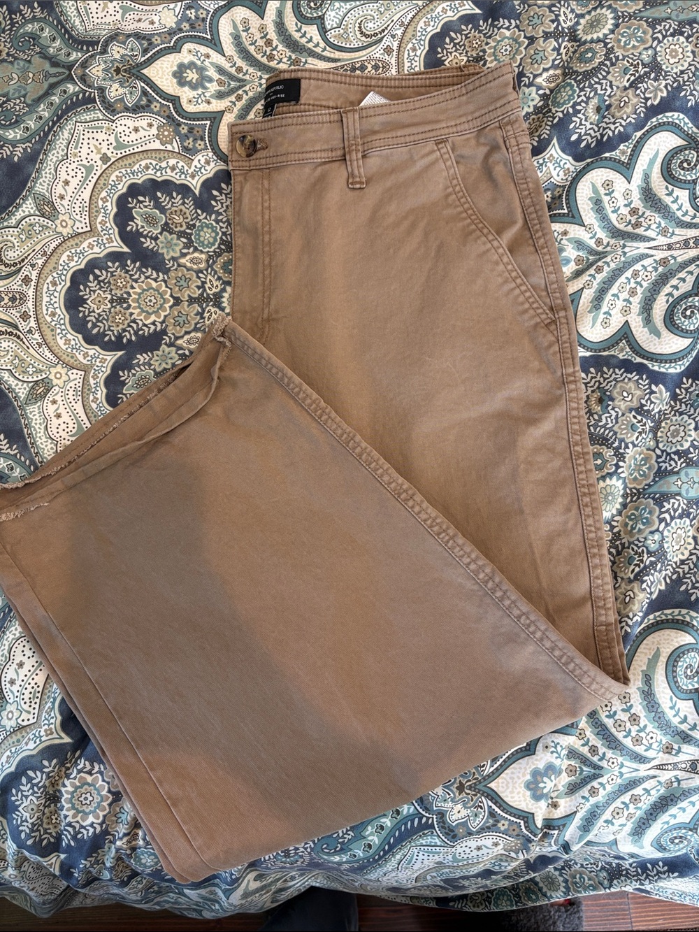 Banana Republic Factory Wide Leg Pants in Brown